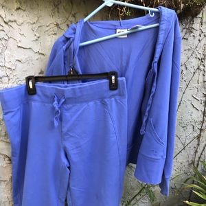 2 piece matching athletic works jacket and pants